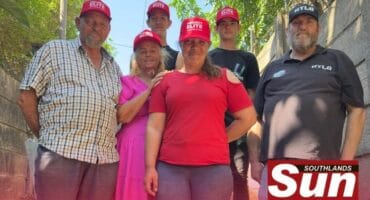 Some of the Project Elite team members Kobus Swart, Elize Horsford, Claire Brown and Shaun Venter. Back row: Jake Swart and John Vollgraff.