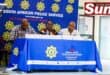 Brigadier Sakhengenkosi Zuma(Head of Visible Policing in the eThekwini District), Colonel Sinayo Mtshali (Station commander for Wentworth police station and ward 68 councillor, Aubrey Snyman attended a public meeting