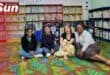 Authors Ekta Somera, Sthuthukile Biyela and Alta Haffner all shared stories while librarian Somikazi Bonani taught the children how to care for books.
