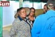 KZN MEC for the Department of Health, Nomagugu Simelane during her unannounced visit at Wentworth Hospital.