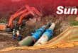 A new four kilometres steel pipeline was installed to replace old infrastructure.