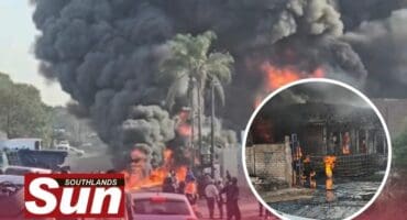A massive fire has broken out on Dayal Road in Clairwood.