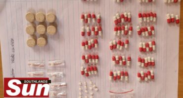 Police recovered drugs at the Barracks on Lansdown Road in Wentworth.