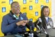 The mayor of eThekwini Municipality at a press briefing