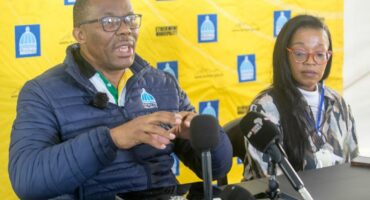 The mayor of eThekwini Municipality at a press briefing