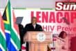 President Cyril Ramaphosa at the launch of Lenacapavir.