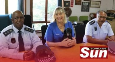 Metro Police Spokesperson Colonel Boysie Zungu, SPCA Manager Barbara Patrick, and Colonel Kaysee Naiker held a productive meeting to discuss and strengthen the enforcement of Municipal by-laws relating to responsible animal ownership.