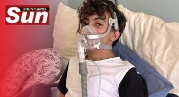 Ford Hartze has to be connected to a continuous positive airway pressure machine when he goes to bed.