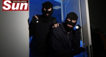 A man charged with house robbery was sentenced to three years in prison