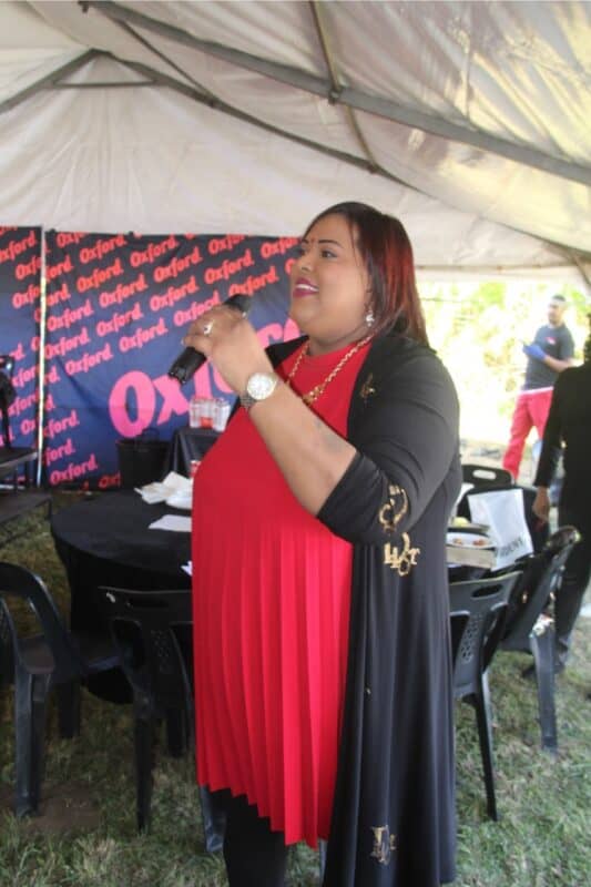 The host for the day comedian Bash with Tash. 