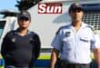 Sergeant Mbalenhle Madiya and Sergeant Travis Bouverie from Montlair police station. Photo: Andile Sithole
