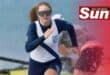 Rachel Whitfield from The Bluff sprints during one of her races.