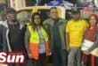 Constable Thabiso Ndlovu, Sharin Rajmin, Neil Axford, Nkululeko Mhlongo and Anitha Govender conducted an inspection on infrastructure in ward 68.