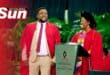 Professor Sinegugu Duma, Dean of Teaching and Learning in the College of Health Sciences, announces Professor Andile Khathi as a recipient of the Distinguished Teacher’s Award.