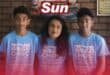 Vanishree Archary with her two sons Divyesh and Kuvar show their support for Choc.