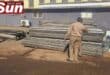 Road Traffic Inspectorate officer at the warehouse in Jacobs where stolen guardrails were found.