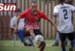 Brinsley de Bruine for Park United in action.