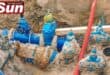Residents and businesses are advised of a major leak following the completion of planned works on the Southern Aqueduct pipeline