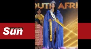 Yolandi Naicker proudly representing South Africa.