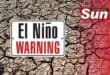 El Niño is set to cause some above-normal temperatures and below-normal rainfall.