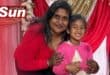 Priya Pillay with her granddaughter Keyiona Mangaroo during one of the segments.