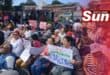 Pensioners gathered outside the Austerville Sassa office calling for an increase to the older persons grant.