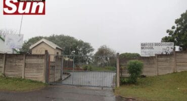 Intruders tried to break to Ganges Secondary School.
