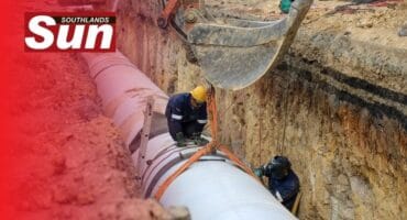 Work on Southern Aqueduct competed brings water shutdown to an end.