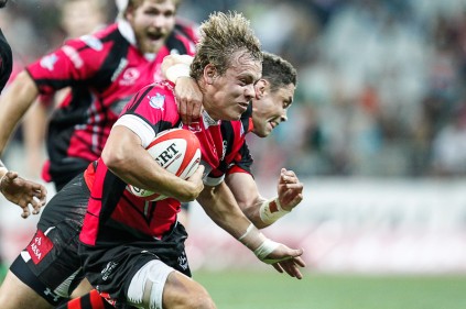 Coenie van Wyk scored three tries.