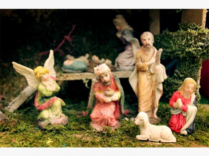 Many retailers have started stocking their shelves with nativity themed decorations for the home.