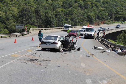 The Mazda that was also involved in the accident