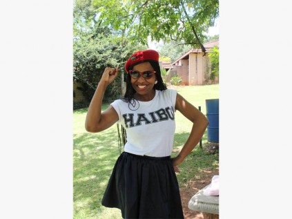 Patience Moshidi, an EFF representative.
