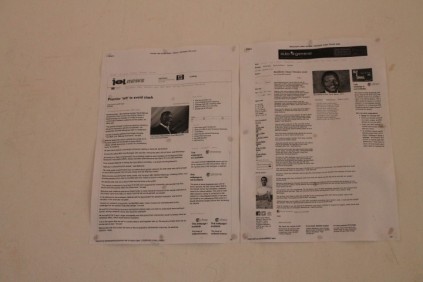 Article about the premier being attacked by the local community.