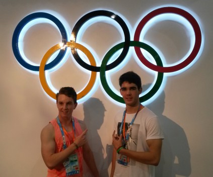 G J & James _Olympic rings