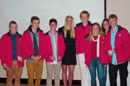 Derek Shaw, Justin Smit, Milan van Veenhuyzen, Karin Prinsloo, Chad Hawley, Elsabe Rautenbach, Britnee Engelbrecht en Jacey Bekker.