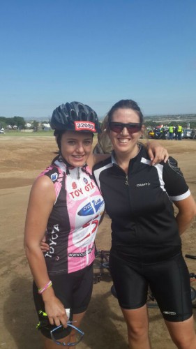 Gi-one Craig with Yolandi Jacobs