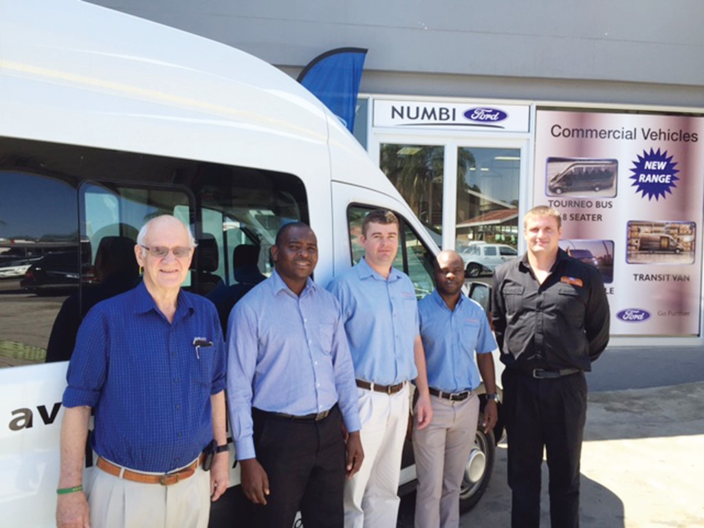 Carel Dannhauser, Andrew Mathebula, Gareth Pieterse, Trevor Chibaya and Michael du Bruin.