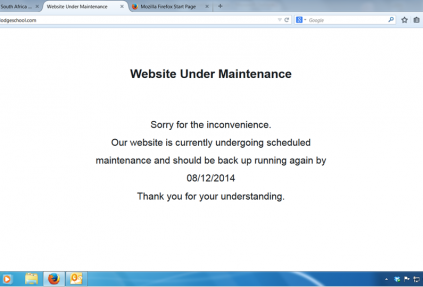 Safari lodge -website down