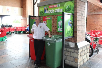 Barry Graham at Super Spar at Crossings shopping centre