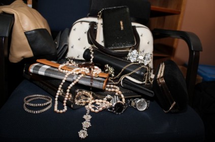 Some of the goods that were recovered. 