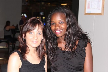 Me. Melissa Swart en Me. Naomi Shapumba.