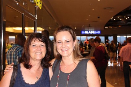 Me. Rita Herbst en me. Judy du Plessis.