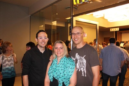 Mnr. Nicholis Els, Me. Carryn-Leigh Lombard en Mnr Stefan Lombard.