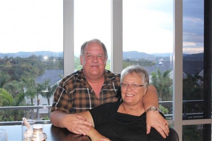 Mnr. Ockie Coetzee an Me Alma Coetzee.