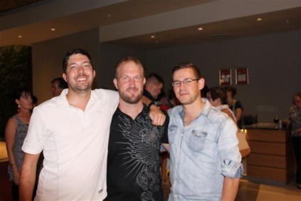 Mnr. Riaan Geldenhuys, mnr. Corné Oosthuizen en mnr. Armin van der Walt.