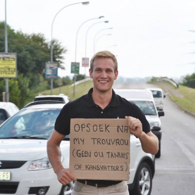 Ammiël Smith soek vrou. Foto: Sunel Roos