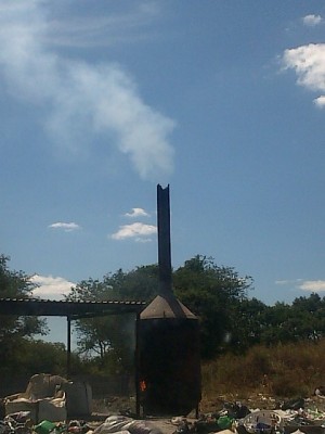Ancient incinerator at Marloth Park's dumping site