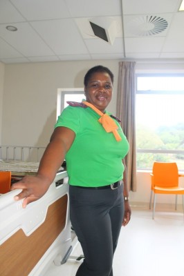 Surgical unit manager nurse Violet Ramoshaba.
