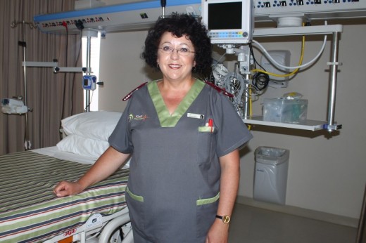 ICU Nurse Hannelie Rippon.