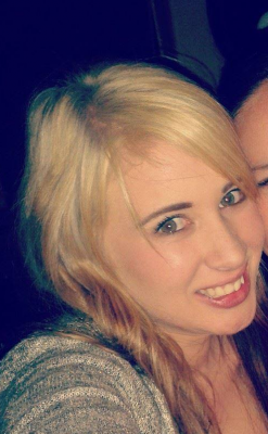 Samantha with blonde hair.